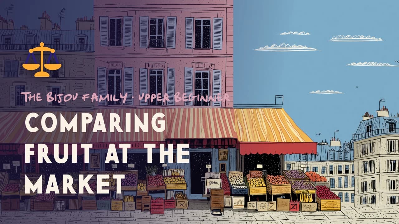 Colette au marché